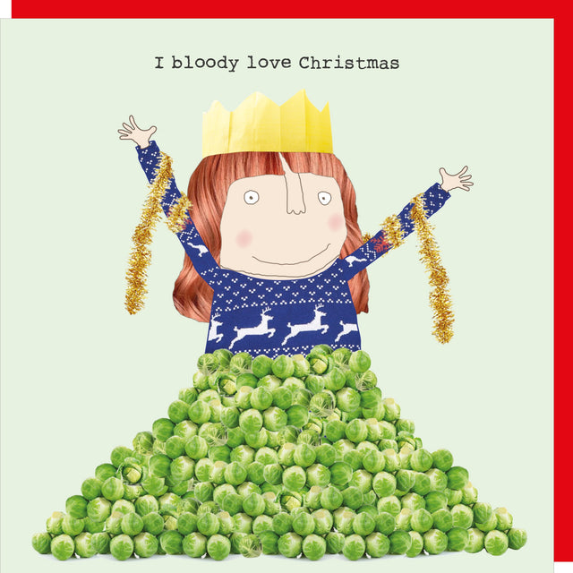 Bloody Love - Festive Rosie Christmas Card - Rosie Made A Thing