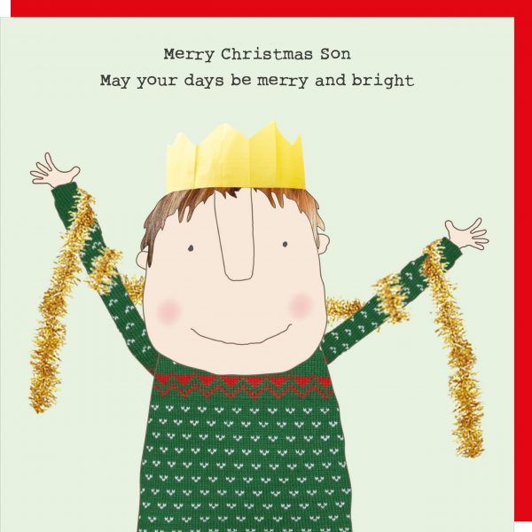 Son Merry - Festive Rosie Christmas Card - Rosie Made A Thing