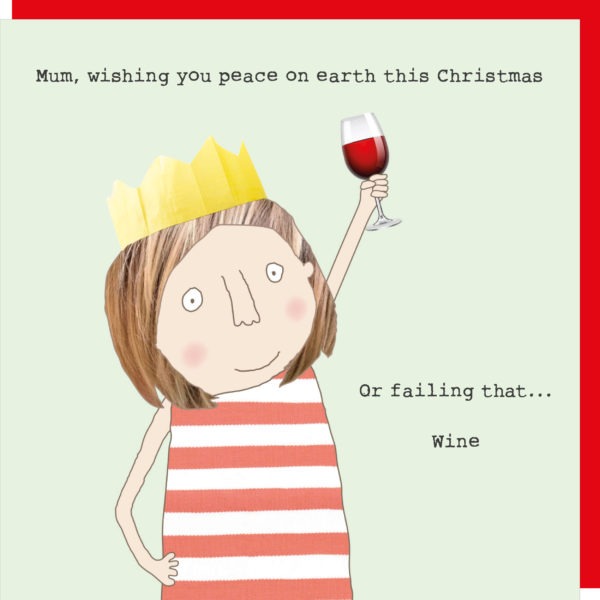 Mum Wine Xmas - Festive Rosie