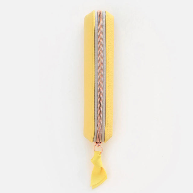 Yellow Slim Pencil Case - Caroline Gardner