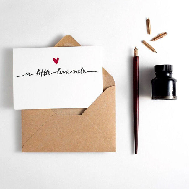 A Little Love Note Card - Hunter Paper Co
