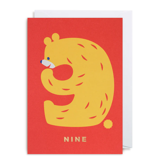bear-age-nine-birthday-card-lagom-design