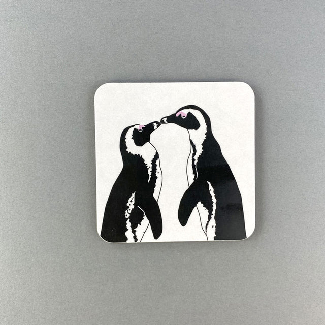 African Kiss Coaster - Penguin Ink