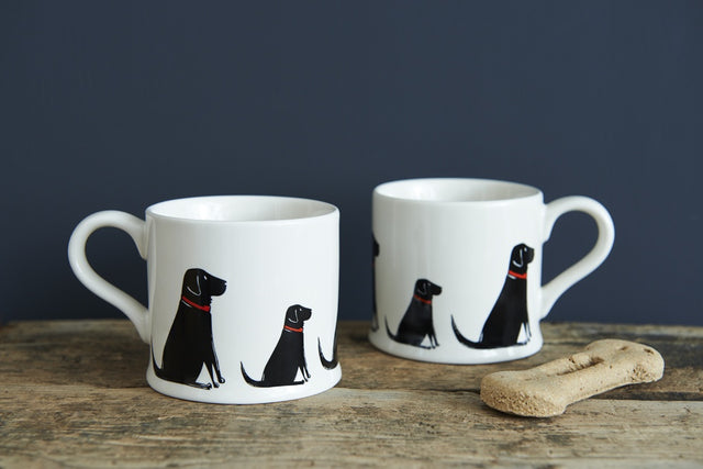 Black Labrador Dog Mug Gift - Sweet William