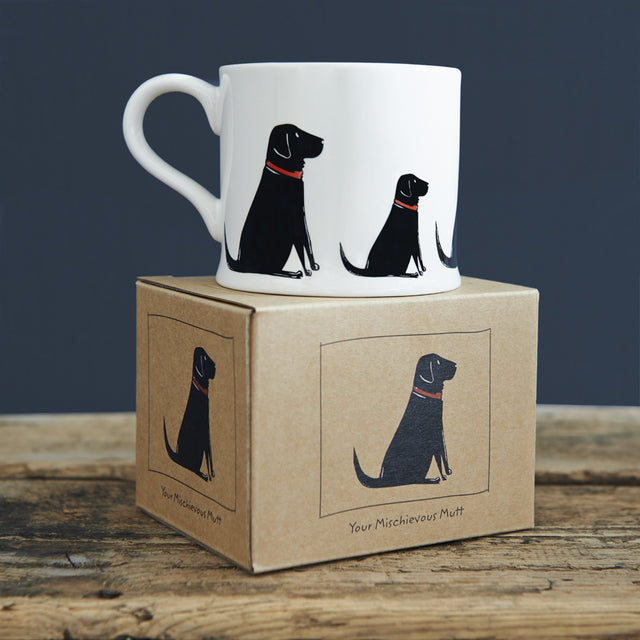 Black Labrador Dog Mug Gift - Sweet William