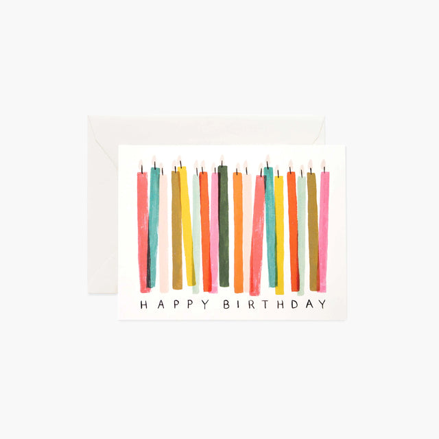 Birthday Candle Happy Birthday Card - Rifle Paper Co