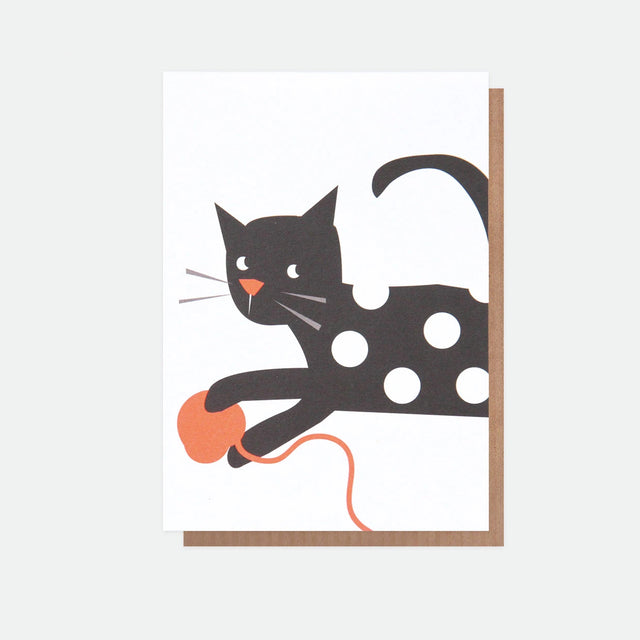Neon Cat Everyday Card - Caroline Gardner