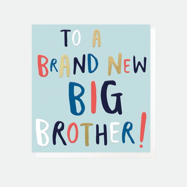 To A Brand New Big Brother Card - Caroline Gardner