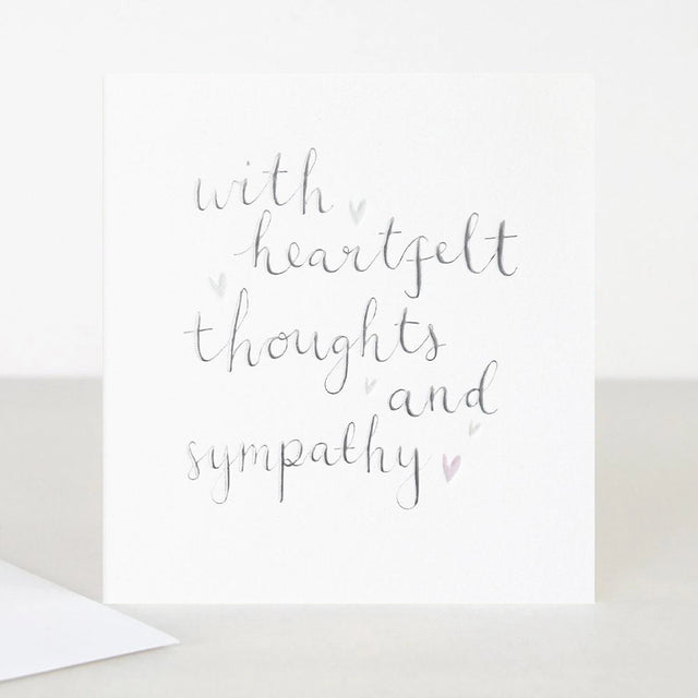 With Heartfelt Thoughts And Sympathy Card - Caroline Gardner