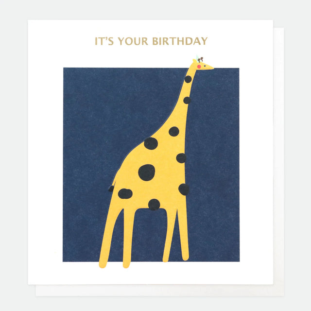 It's Your Birthday Giraffe Card - Caroline Gardner