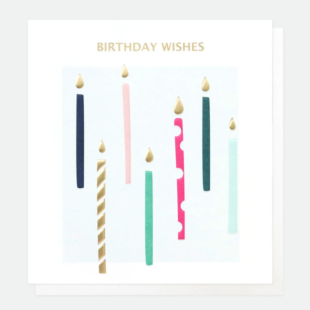 Birthday Wishes Candles Card - Caroline Gardner
