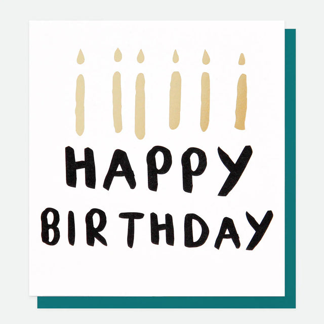 Happy Birthday Candles Card - Caroline Gardner