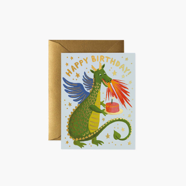 Birthday Dragon Children's Happy Birthday Card - Rifle Paper Co