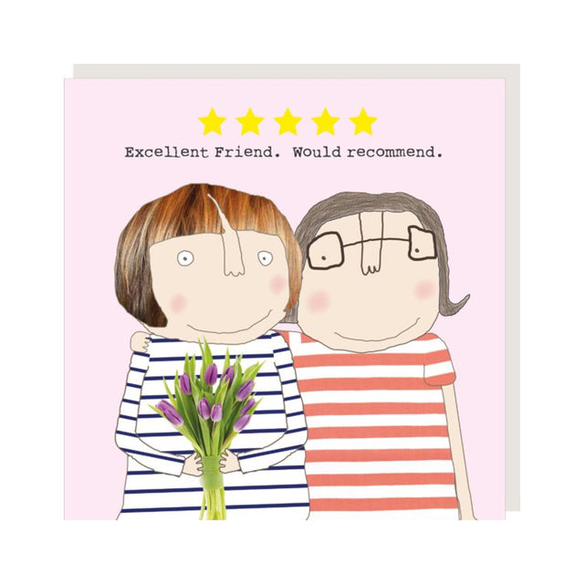 Five Star Friend Card - Rosie Made A Thing