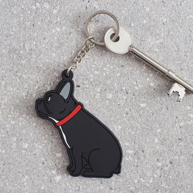 French Bulldog Dog Keyring - Sweet William