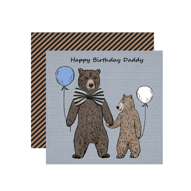 Happy Birthday Daddy Card - Apple & Clover
