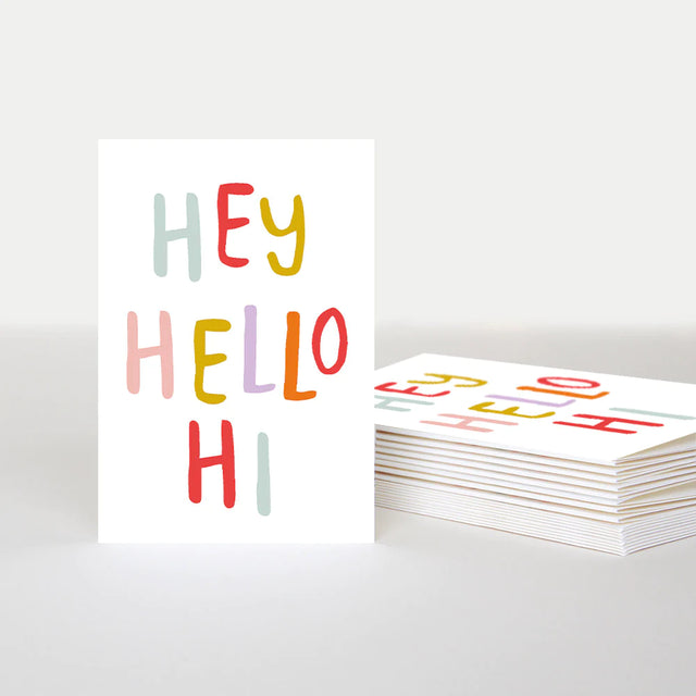 Hey Hello Hi Notecards - Caroline Gardner