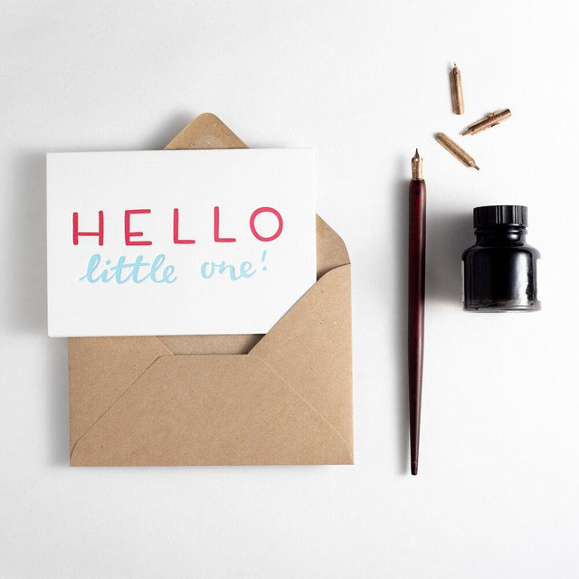Hello Little One Card - Hunter Paper Co