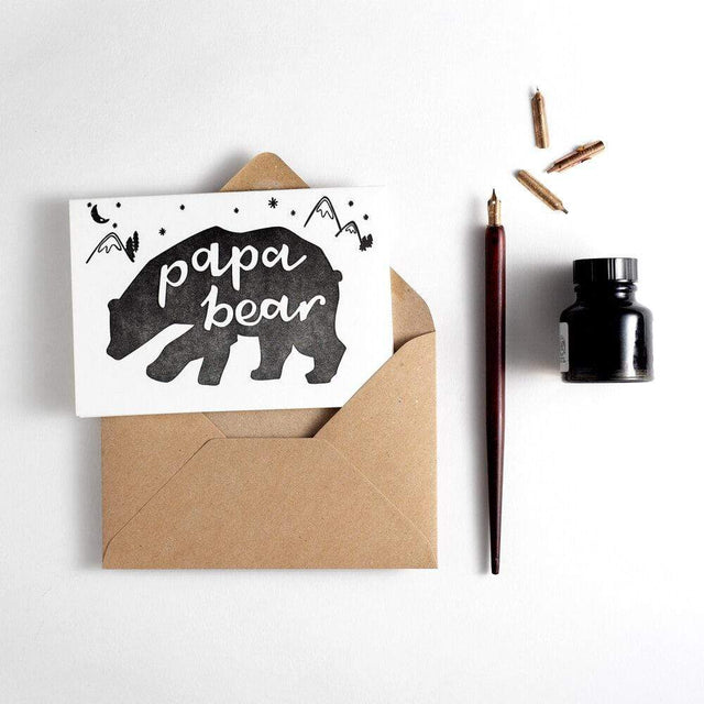 Papa Bear Card - Hunter Paper Co