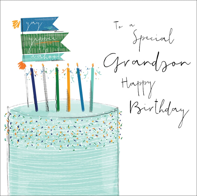Special Grandson Birthday Card - Hedgerow - Handcrafted Card Company