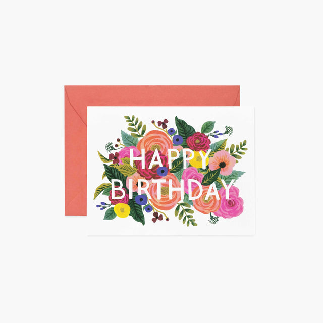 Juliet Rose Happy Birthday Card - Rifle Paper Co