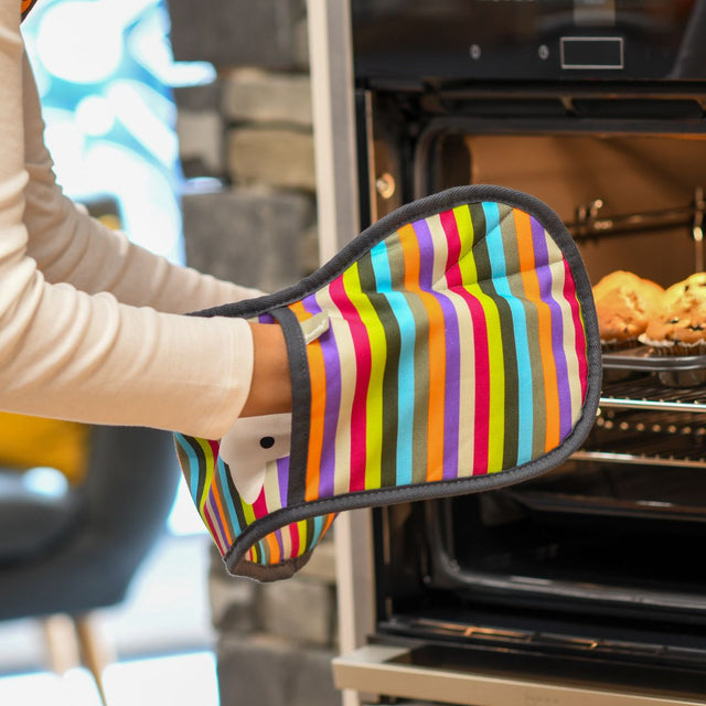 Herdy Peep Stripe Oven Gloves 