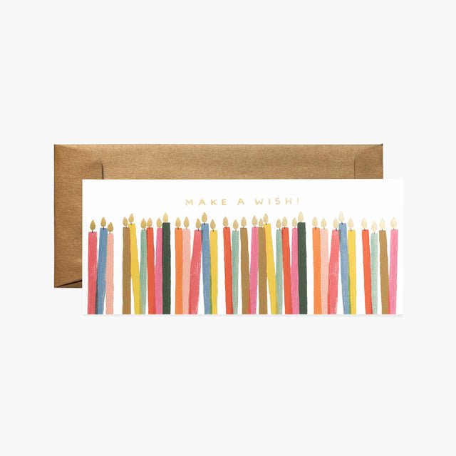 Make A Wish Candles Birthday Card - Rifle Paper Co