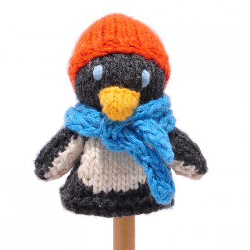 penguin-in-orange-hat-mini-finger-puppet-chunki-chilli