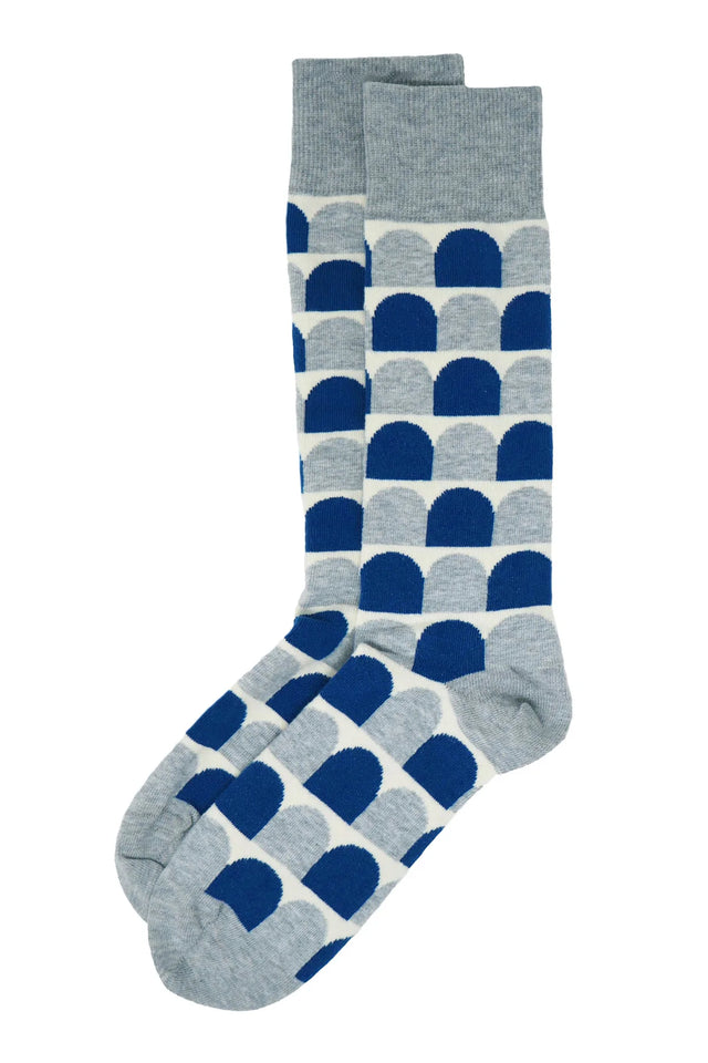 Ouse Organic Men's Socks - Grey - Peper Harow