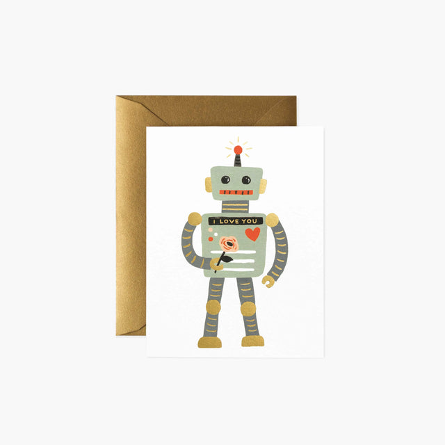 Robot I Love You Valentine's Card - Rifle Paper Co
