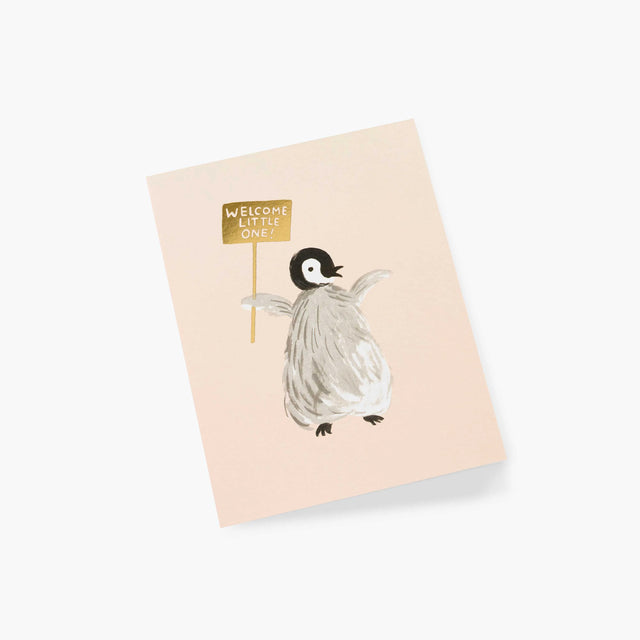 Welcome Penguin New Baby Card - Rifle Paper Co