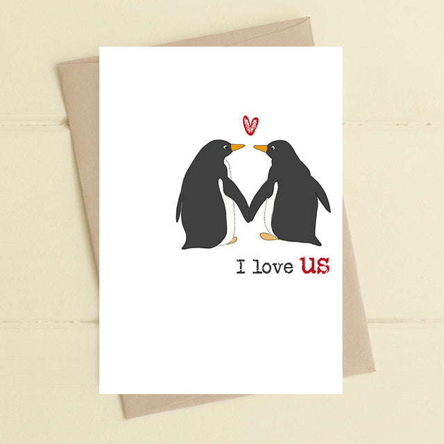 I Love Us Card - Dandelion Stationery