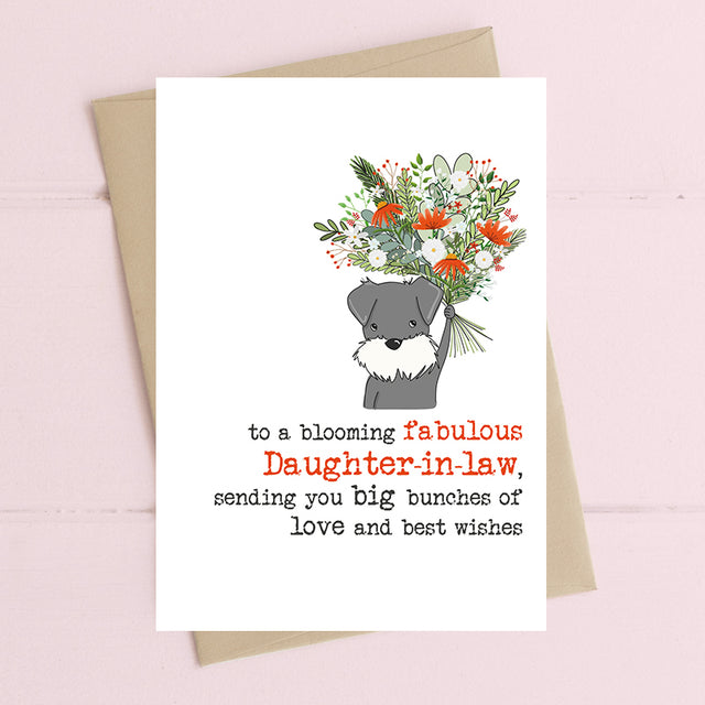 Blooming Fabulous Daughter in Law Card - Dandelion Stationery