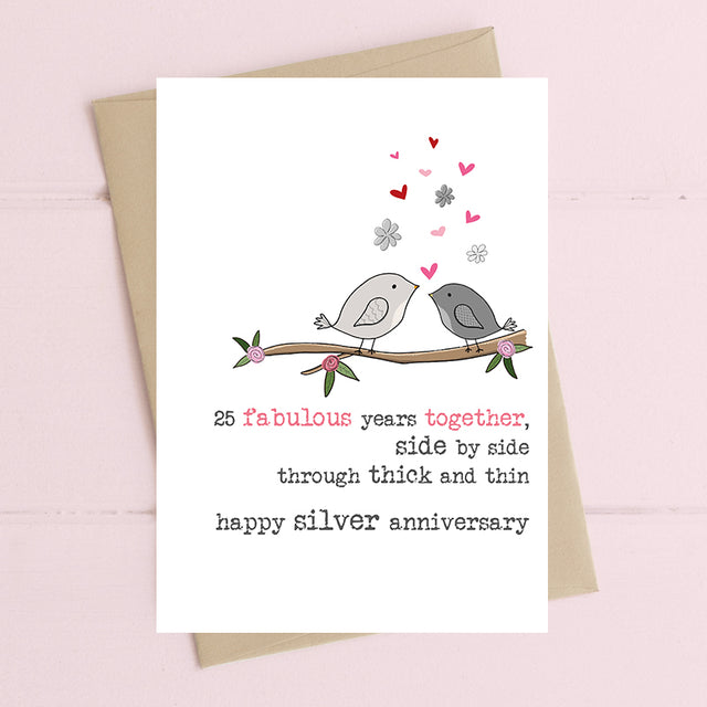 25 Fabulous Years Together Anniversary Card - Dandelion Stationery