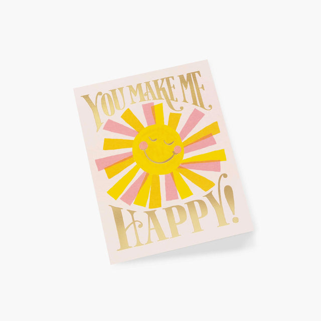 You Make Me Happy Card - Rifle Paper Co