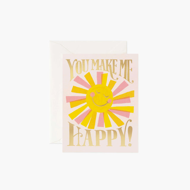 You Make Me Happy Card - Rifle Paper Co